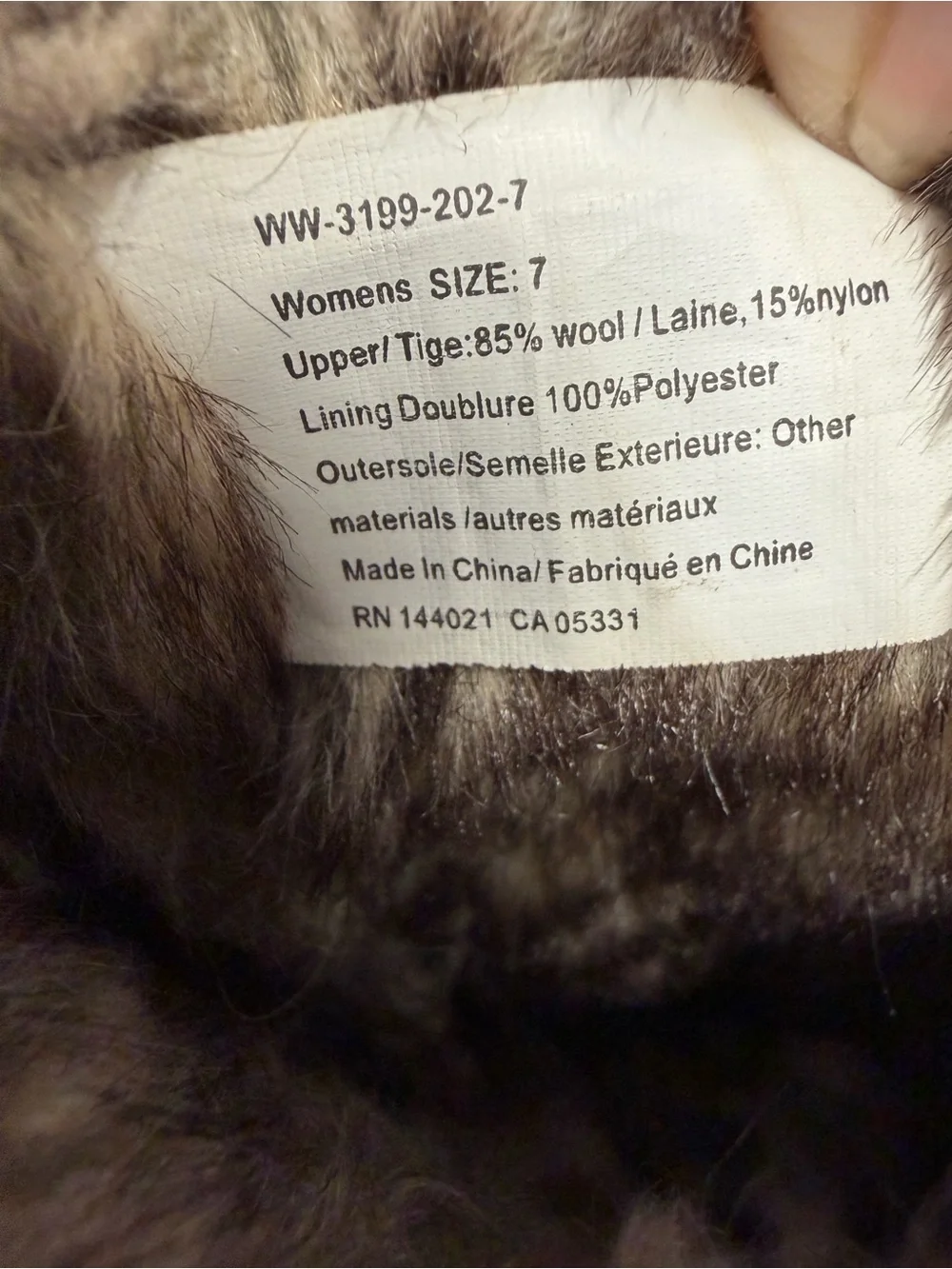 Woolrich Suede Wool Blend Fur Sherpa Winter Boots Aztec Toggle Mid Calf Size 7